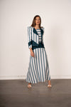 Stripes Falda Petróleo