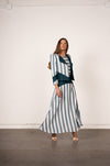 Stripes Falda Petróleo