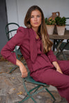Camisa Eugenia Raya Burdeos