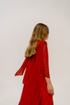 Gauze Dress Red