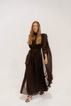 Gauze Dress Brown
