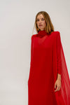 Gauze Dress Red