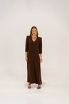 Gauze Dress Brown