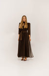 Gauze Dress Brown