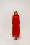 Gauze Dress Red