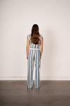 Stripes Pant Petróleo