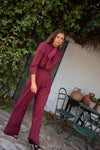 Camisa Eugenia Raya Burdeos