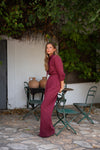 Camisa Eugenia Raya Burdeos