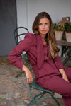 Camisa Eugenia Raya Burdeos