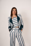 Stripes Chaqueta Petróleo