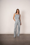 Stripes Pant Petróleo