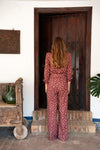 Pantalón Rombo Burdeos