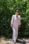 Caftán Stripes Malva