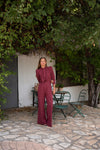 Camisa Eugenia Raya Burdeos