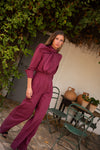 Pantalón Raya Burdeos
